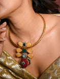 Load image into Gallery viewer, Magnificent Multi-Colour Choker Necklace
