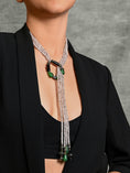 Load image into Gallery viewer, Mesmerizing Multi-Colour Beaded Scarf Necklace
