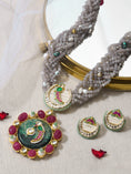 Load image into Gallery viewer, Ornate Multi-Colour Necklace With Earrings
