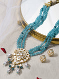 Load image into Gallery viewer, Regal Blue Necklace With Earrings
