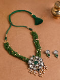 Load image into Gallery viewer, Bedecked Necklace With Earrings
