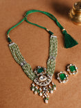 Load image into Gallery viewer, Gorgeous Green Necklace With Earrings
