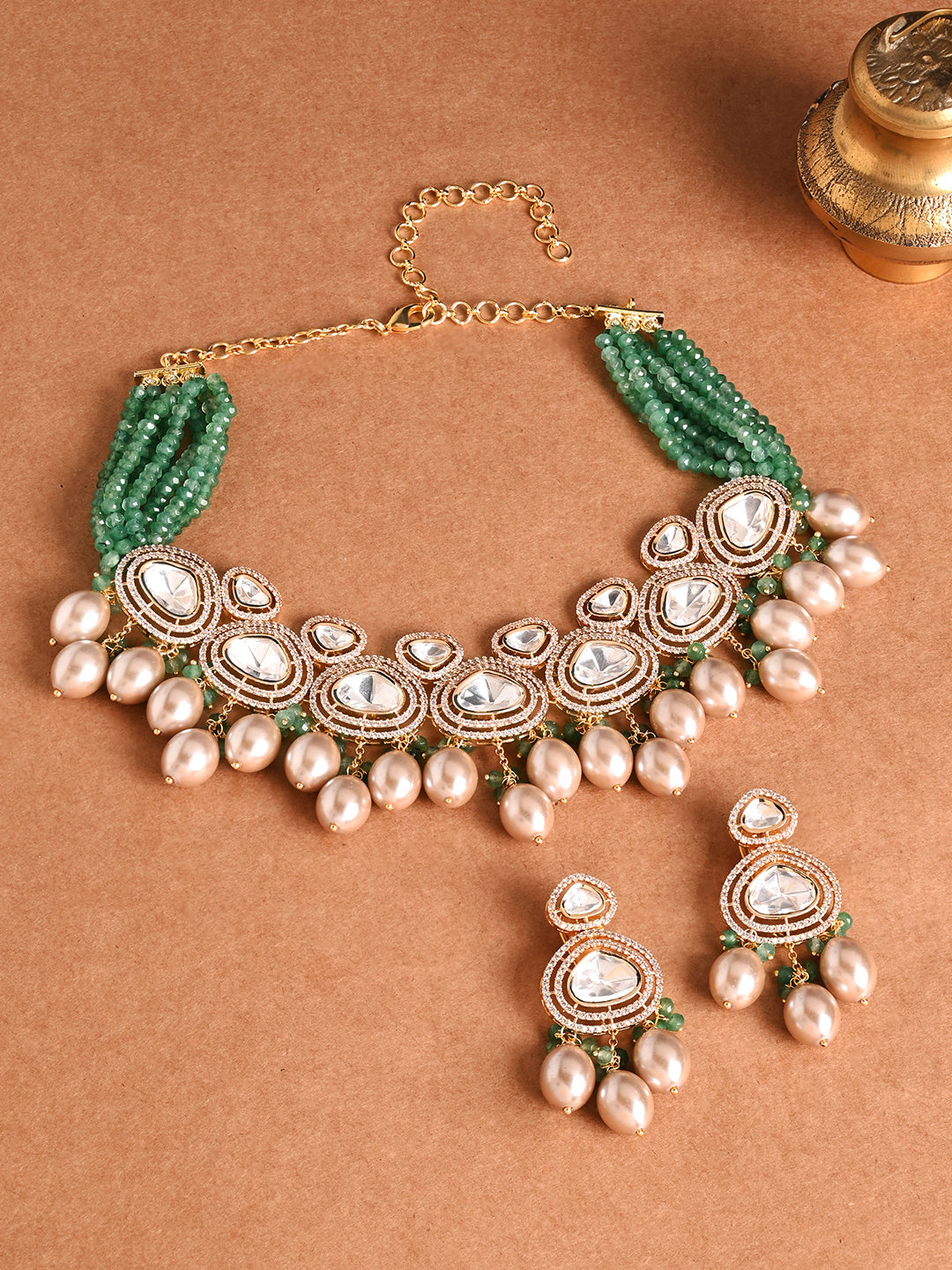 Ravishing Necklace With Earrings