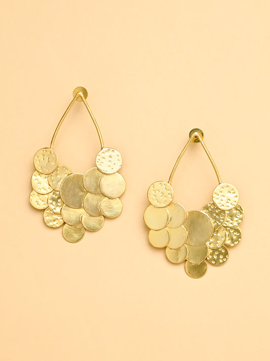 Cherry drops Gold Earrings