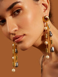 Load image into Gallery viewer, Pearl Shower Drop Earrings
