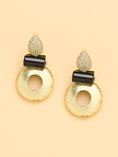 Load image into Gallery viewer, Black Olive Stud Earrings
