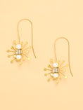 Load image into Gallery viewer, Gold Burst Earrings
