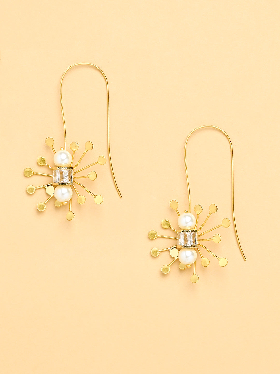 Gold Burst Earrings