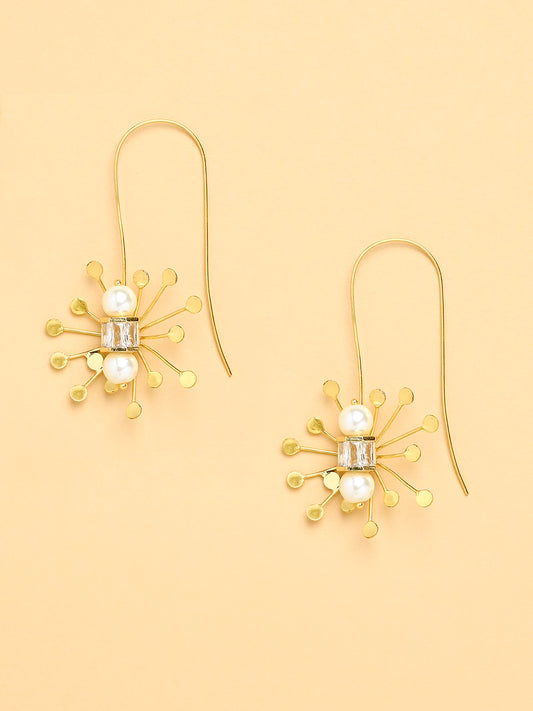 Gold Burst Earrings