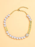 Load image into Gallery viewer, Grey Pearl Line choker
