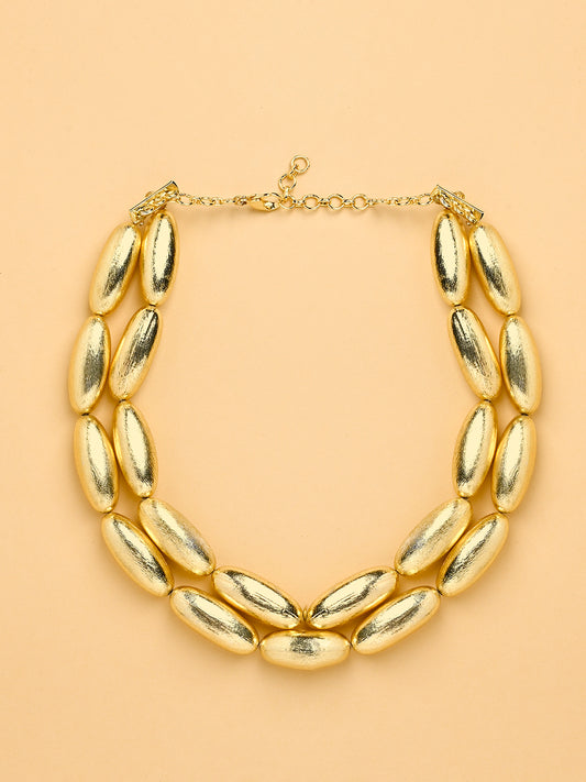 Bean Train Layered Choker