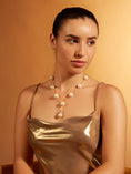 Load image into Gallery viewer, Cloud Pearl Lariat Necklace
