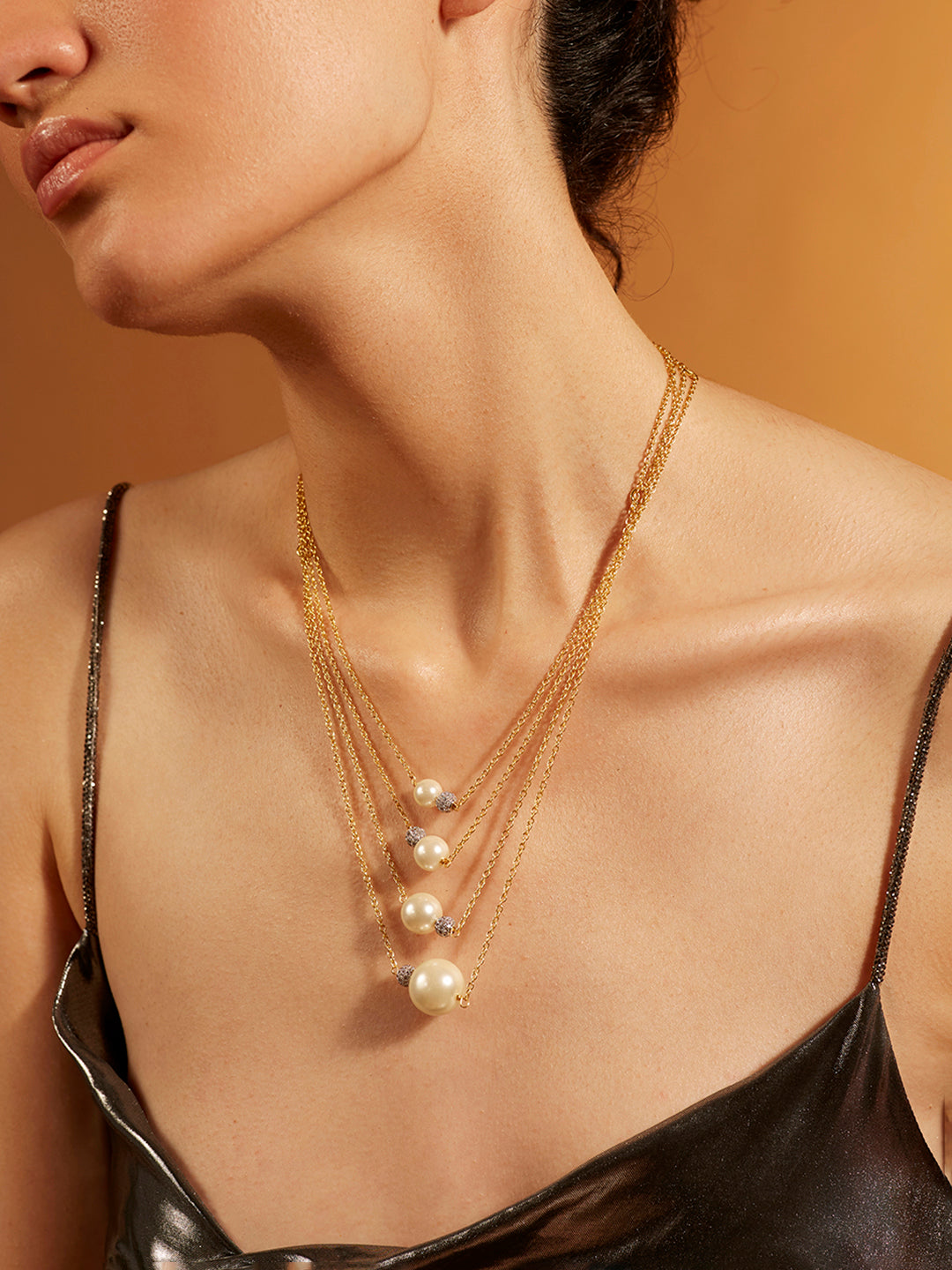 Multi-Layer Pearl Necklace