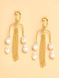 Load image into Gallery viewer, Pearl Cascade Drop Earrings
