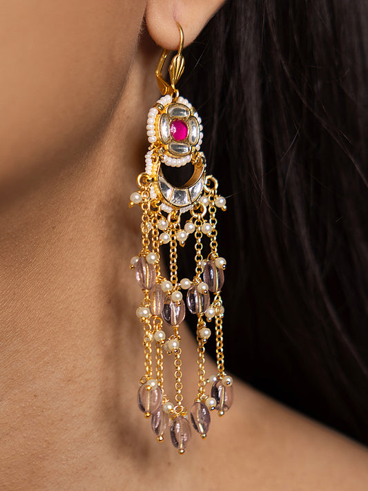 Radiant Multi-Colour Dangler Earrings