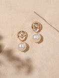 Load image into Gallery viewer, Ethereal White Pearl  Drop Earrings
