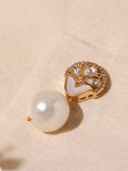 Load image into Gallery viewer, Ethereal White Pearl  Drop Earrings
