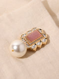 Load image into Gallery viewer, Pink White Pearl Drop Earring
