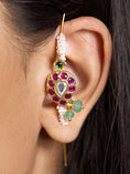 Load image into Gallery viewer, Lavish Multi-Color Cuff Earrings
