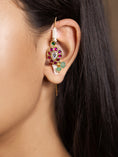 Load image into Gallery viewer, Lavish Multi-Color Cuff Earrings
