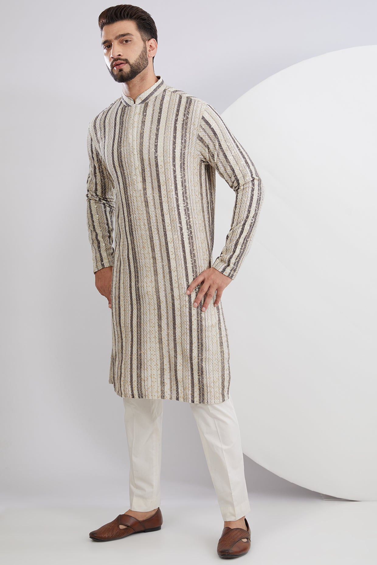 Multi Sequined Kurta