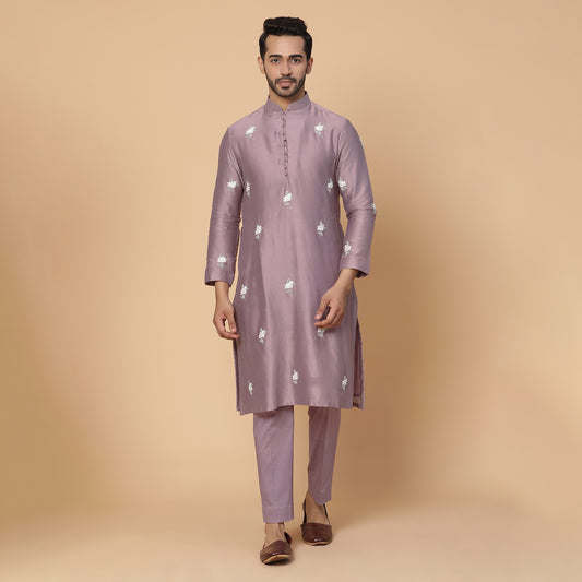 Purple Plum Kurta Set