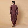 Load image into Gallery viewer, Maroon Aiarwat Kurta Set
