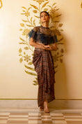 Load image into Gallery viewer, Ajrakh Print Drape Skirt Set
