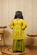 Load image into Gallery viewer, Yellow Sharara Set
