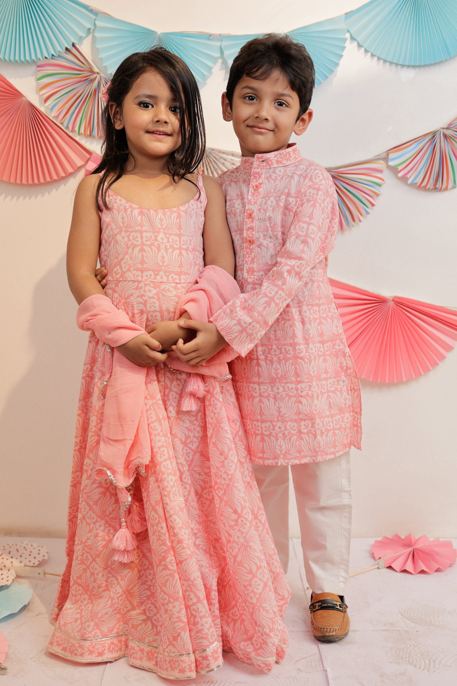 Cotton Candy Kurta With Pyjama