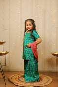 Load image into Gallery viewer, Green Sharara Set With Dupatta
