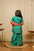 Load image into Gallery viewer, Green Sharara Set With Dupatta
