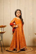 Load image into Gallery viewer, Mustard Full Length Kurta With Dupatta
