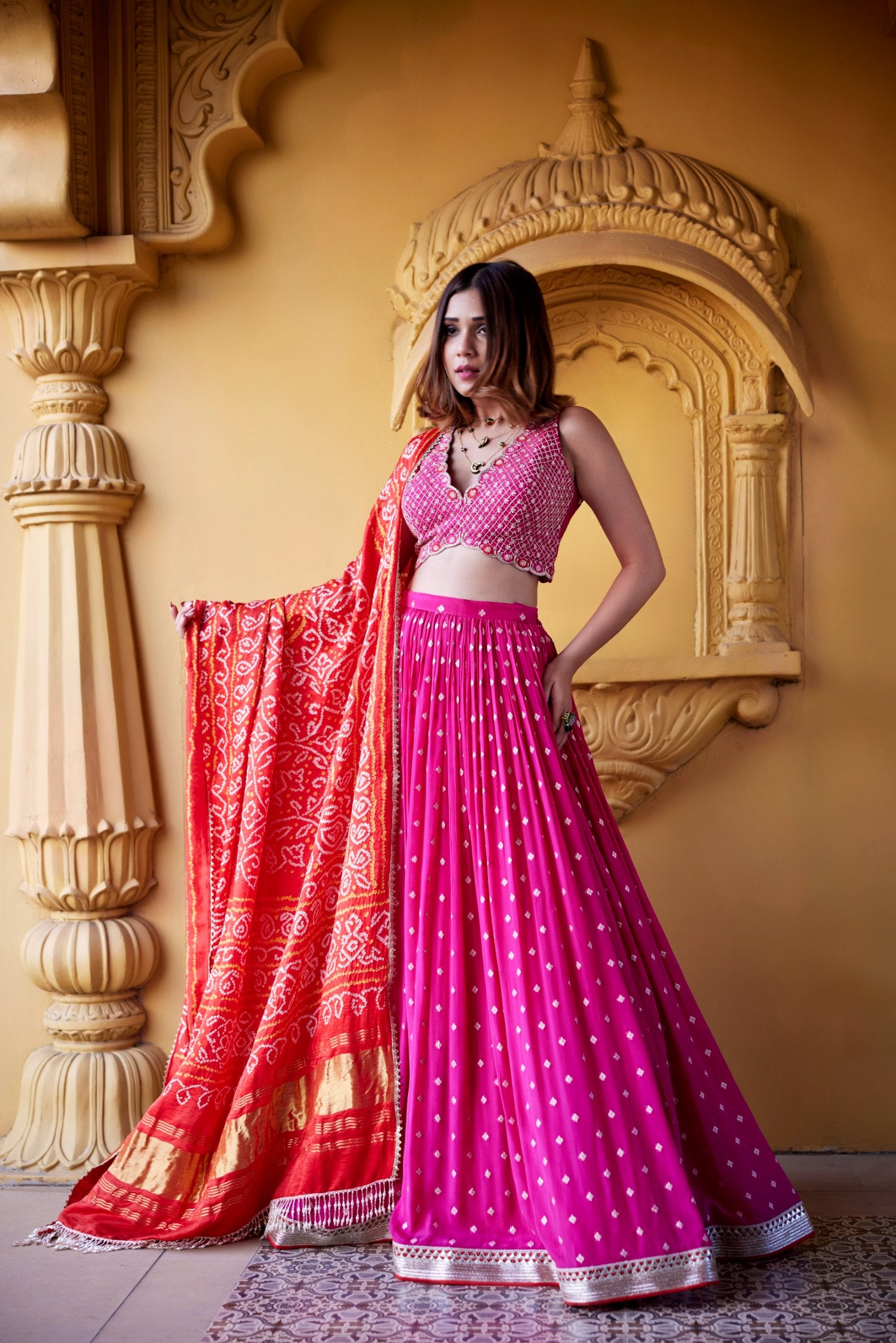 Mala Jamewar - Lehenga