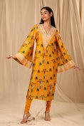 Load image into Gallery viewer, Mustard Spring Blossom Kurta
