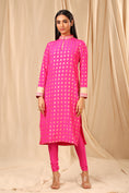 Load image into Gallery viewer, Hot Pink Wallflower Kurta
