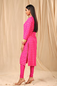 Load image into Gallery viewer, Hot Pink Wallflower Kurta
