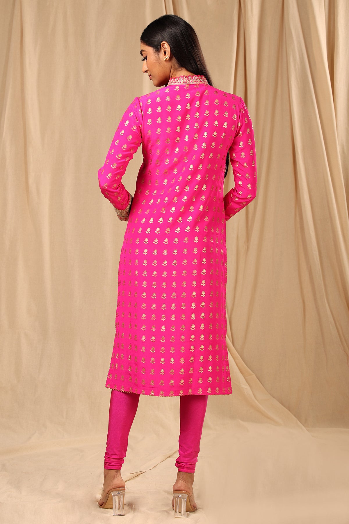 Hot Pink Wallflower Kurta