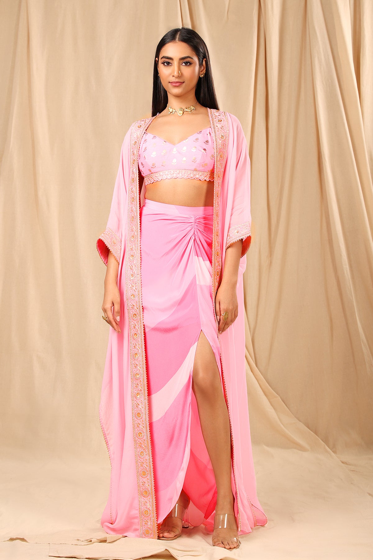 Pink Sorbet Cape Set