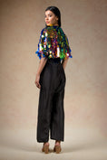 Load image into Gallery viewer, Embellished Cape With Jumpsuit
