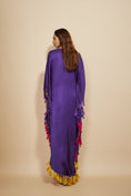 Load image into Gallery viewer, Purple Embroidered Kaftan
