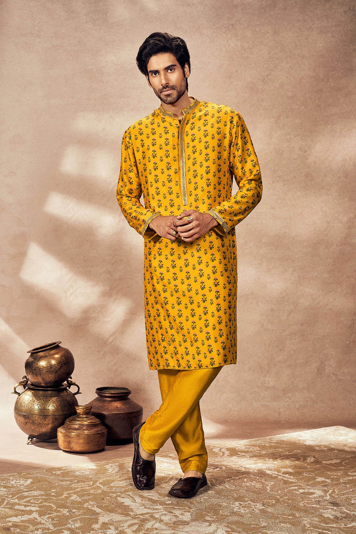 Yellow Pixie Dust Kurta Set