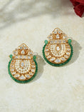 Load image into Gallery viewer, Kundan Polki Pearl Earrings
