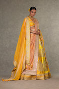 Load image into Gallery viewer, Yellow Sorbet Paan-Patti Lehenga
