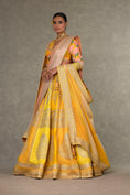 Load image into Gallery viewer, Yellow Sorbet Paan-Patti Lehenga
