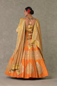 Load image into Gallery viewer, Rust 'Paan-Patti' Lehenga Set
