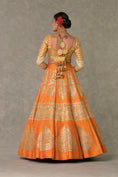 Load image into Gallery viewer, Rust 'Paan-Patti' Lehenga Set
