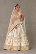 Load image into Gallery viewer, Ivory Anar-Phool Lehenga
