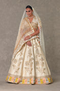 Load image into Gallery viewer, Ivory Anar-Phool Lehenga
