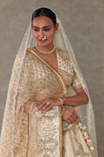 Load image into Gallery viewer, Ivory Anar-Phool Lehenga
